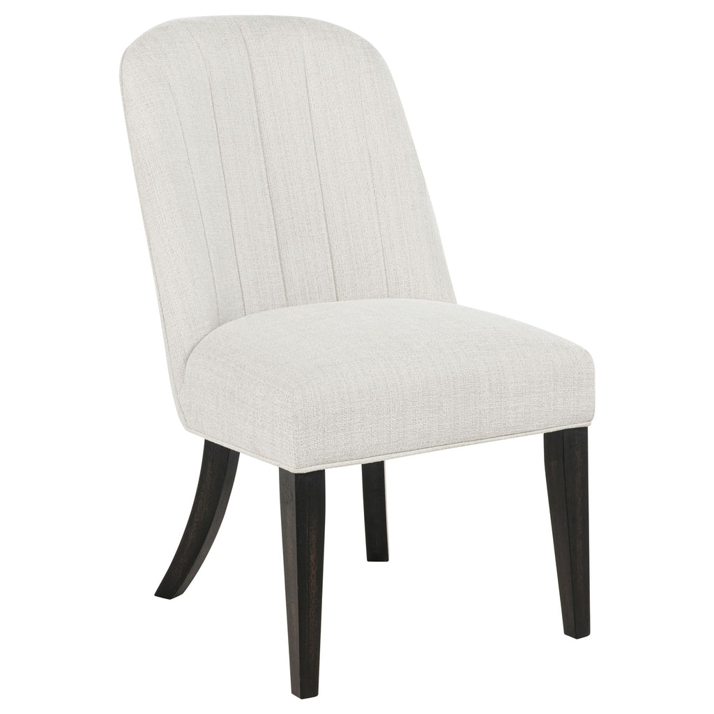 Bangor - Upholstered Dining Side Chair (Set of 2) - Black / Cream