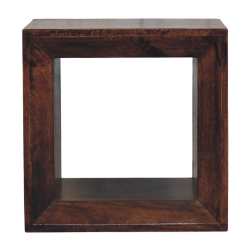 Solis - Open Side Table - Brown