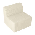 Modern Minimalist Sleeper Sofa, Compressed Sectional Single Seat