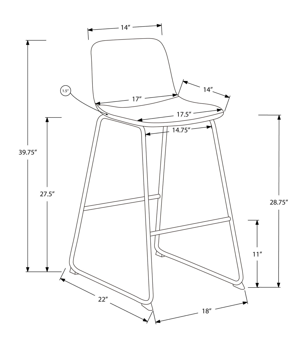 Office Chair, Bar Height, Standing, Computer Desk, Work, Look, Contemporary, Modern