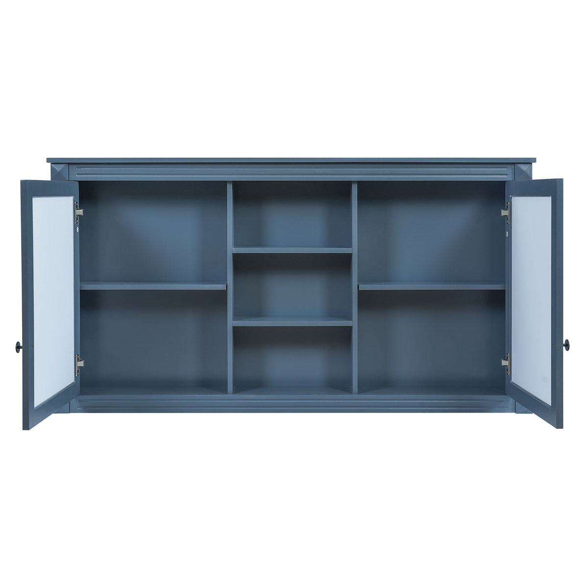 Modern Wall-Mount 2 In 1 Mirror Cabinet With Adjustable Shelves, Soft-Closing Hinges