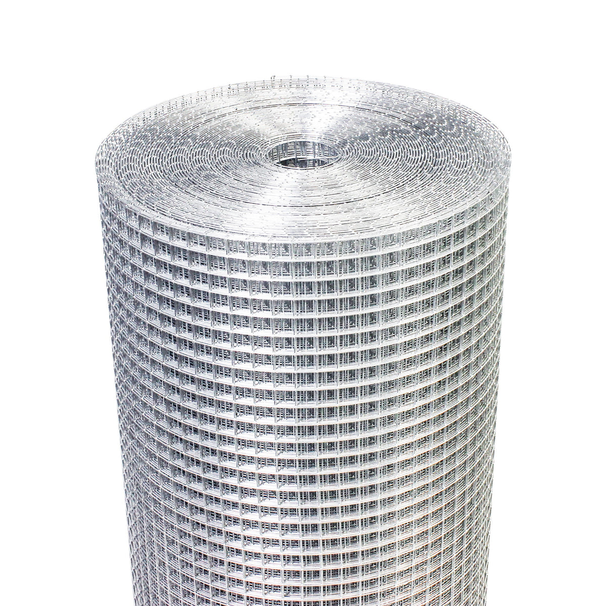 Galvanized Hardware Cloth, Metal Wire Fencing Roll For Garden And Animal Protection - Silver