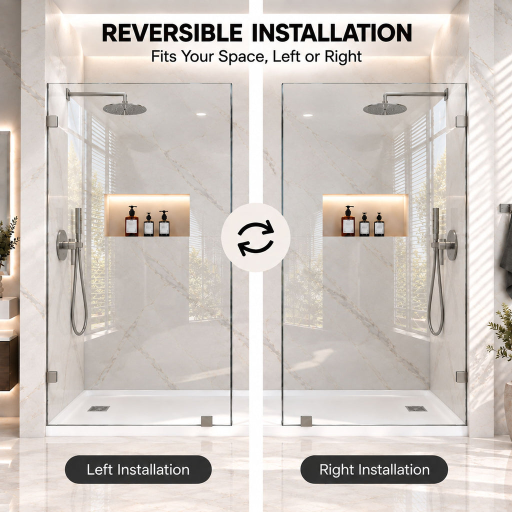 Frameless Walk-In Shower Glass Panel