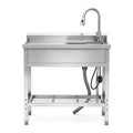 Freestanding Utility Sink With Accents