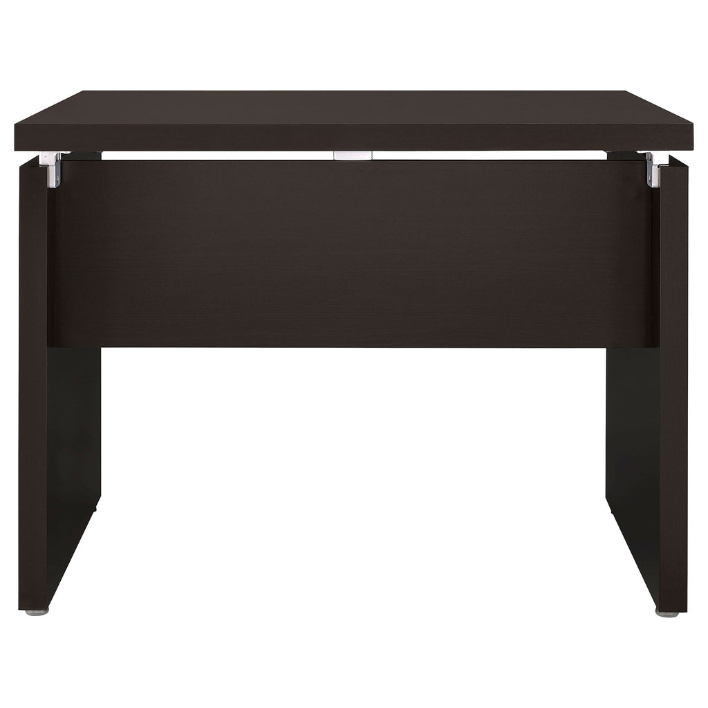 Extension Desk With Floating Top Design - Brown