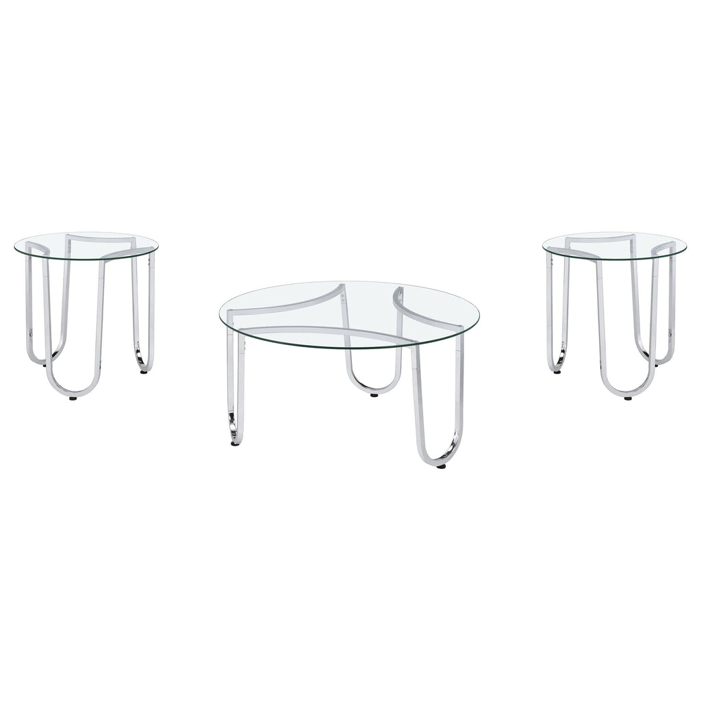 Dutton - Round Coffee Table Set