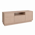 TV Stand For TVs Up To 65" & 2 Doors, 1 Drawer And 1 Open Shelf - Walnut