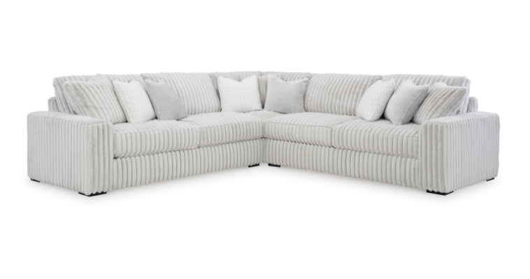 Stupendous, three-piece sectional