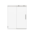 Frameless Single Sliding Soft Close Shower Doors, 5/16" Sgcc Tempered Glass