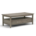 Warm Shaker - Coffee Table - Distressed Gray