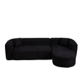 L - Shape Boneless Cloud Couch With 2 Throw Pillows For Living Room