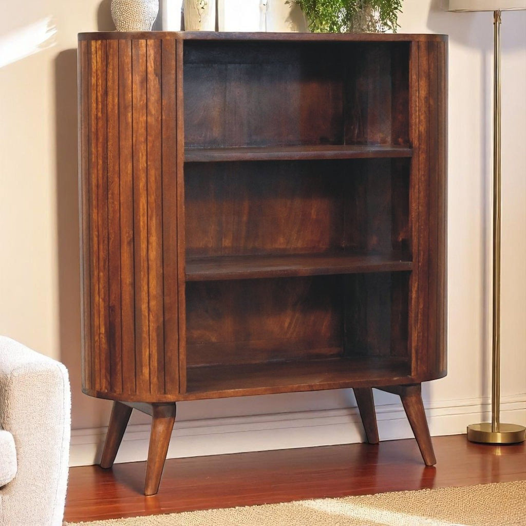 Cortez - Open Cabinet - Brown