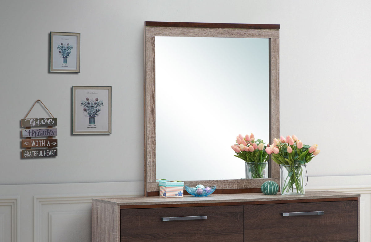 Magnolia - Mirror - Gray / Brown
