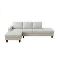 L - Shaped Sectional Sofa With Chaise & Ottoman