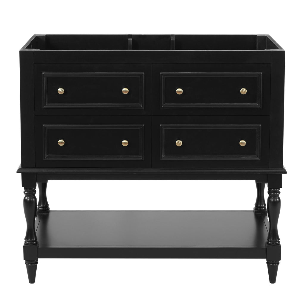 Modern Bathroom Vanity Cabinet With 4 Drawers