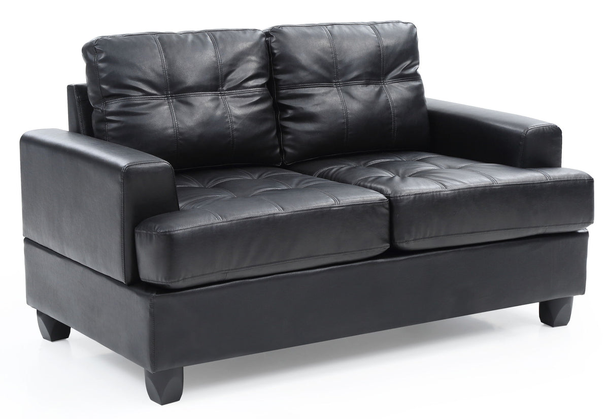 Stylish Transitional Loveseat For Two