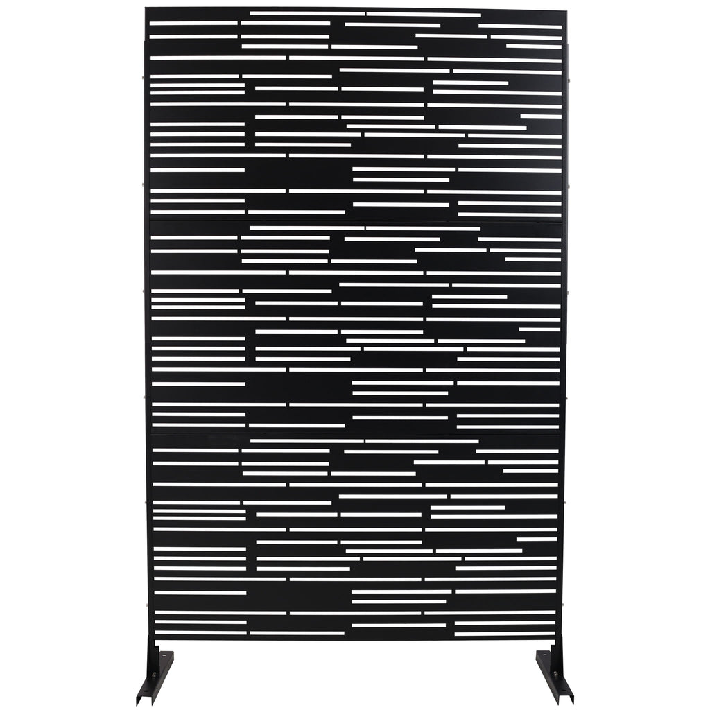 Outdoor & Indoor Freestanding Metal Privacy Screen
