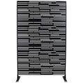 Outdoor & Indoor Freestanding Metal Privacy Screen