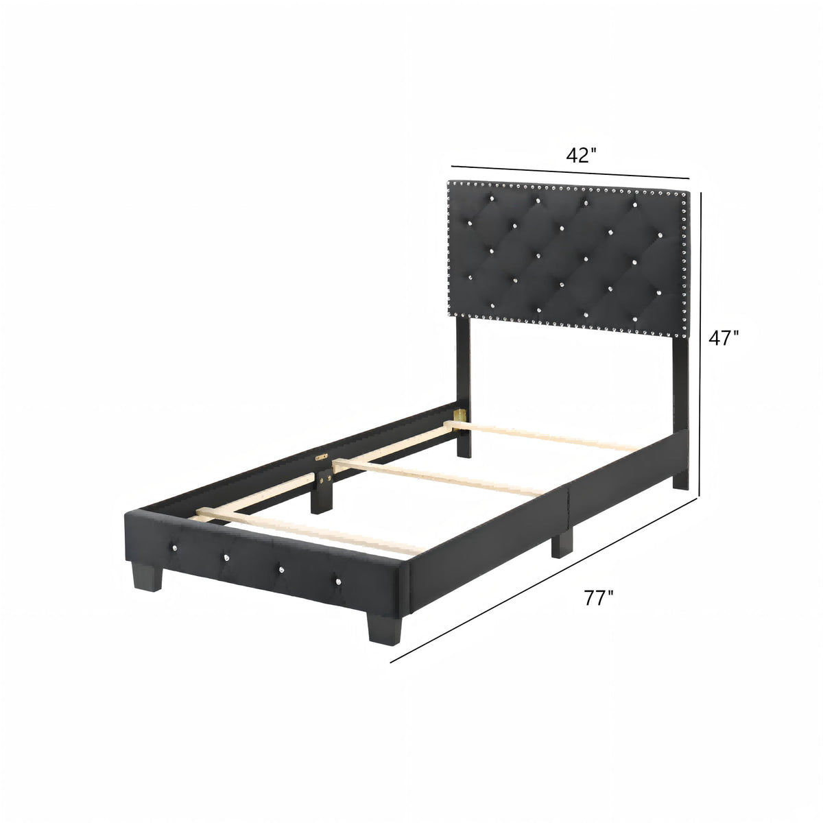 Luxurious Upholstered Bed