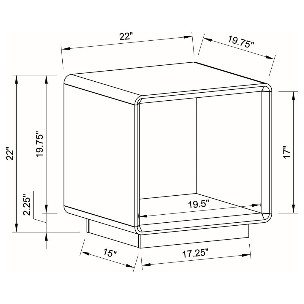 Fletcher - Table With Open Shelf