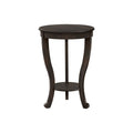 Accent End Table, 2 Tier, Traditional - Walnut
