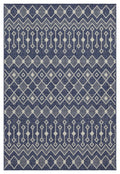Sunshine - 5'3" X 7'3" Indoor & Outdoor Area Rug Polypropylene - Blue