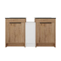 Freestanding Bathroom Vanity With Sink, Storage Cabinets, Soft Closing Doors