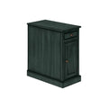 Accent Table With Storage Drawer For Living Room - Blue