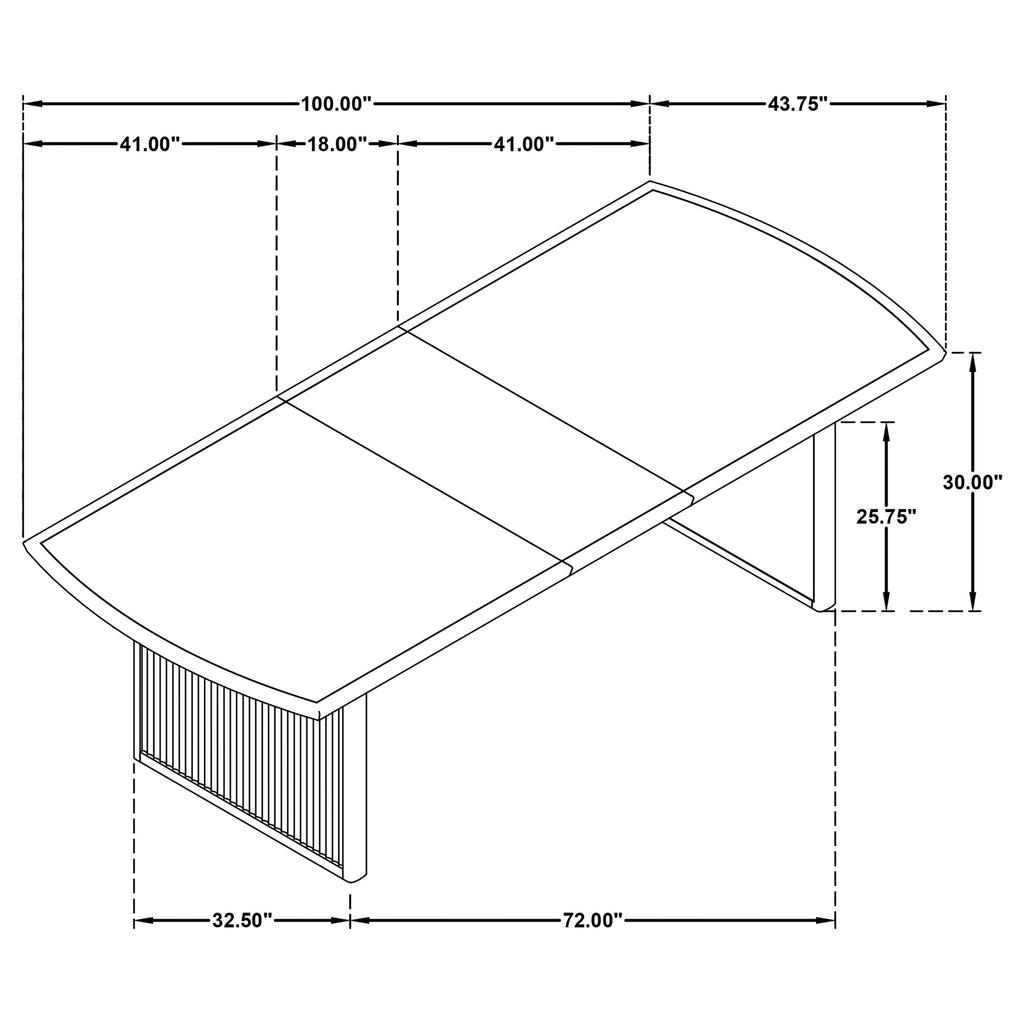 Mason - Removable Extension Leaf Dining Table - Black