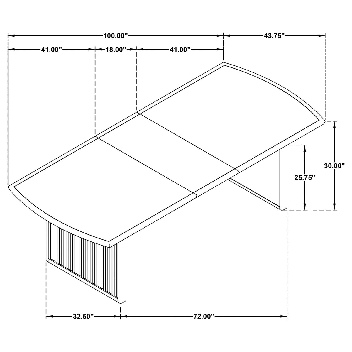 Mason - Removable Extension Leaf Dining Table - Black