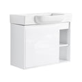 Wall Mounted Bathroom Vanity With Sink & Soft Close Door