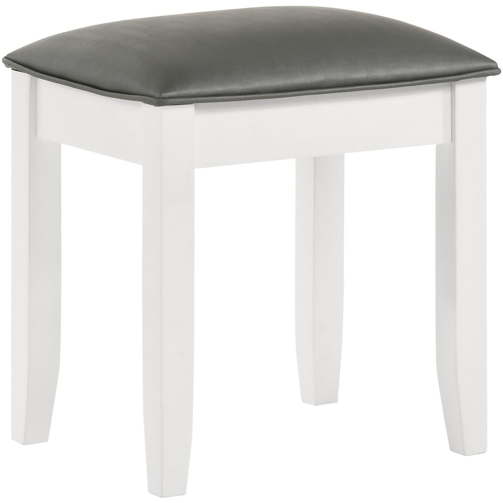 Vanity Stool With Padded Seat