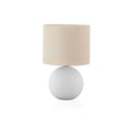 Contemporary Lighting, Table Lamp, Resin, Ceramic - Cream