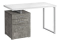 Computer Desk For Home Office, Laptop, Left, Right Set - Up, Storage Drawers - White