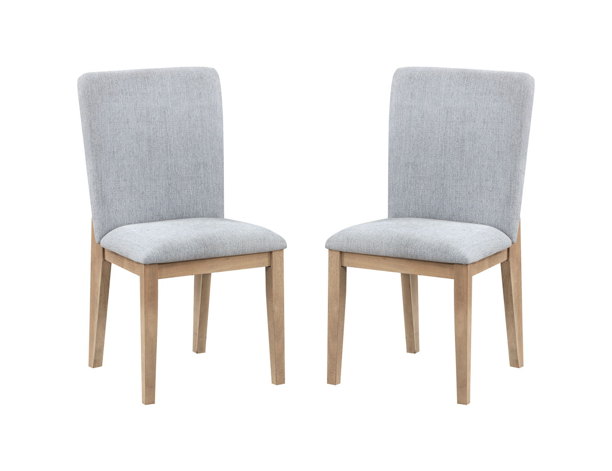 Caspian - And Oak Finish Dining Chair (Set of 2) - Gray