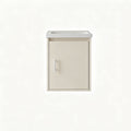 16" Floating Bathroom Vanity Combo, Wall Mounted Cabinet With Sink & Soft Close Doors For Small Bathrooms - Khaki