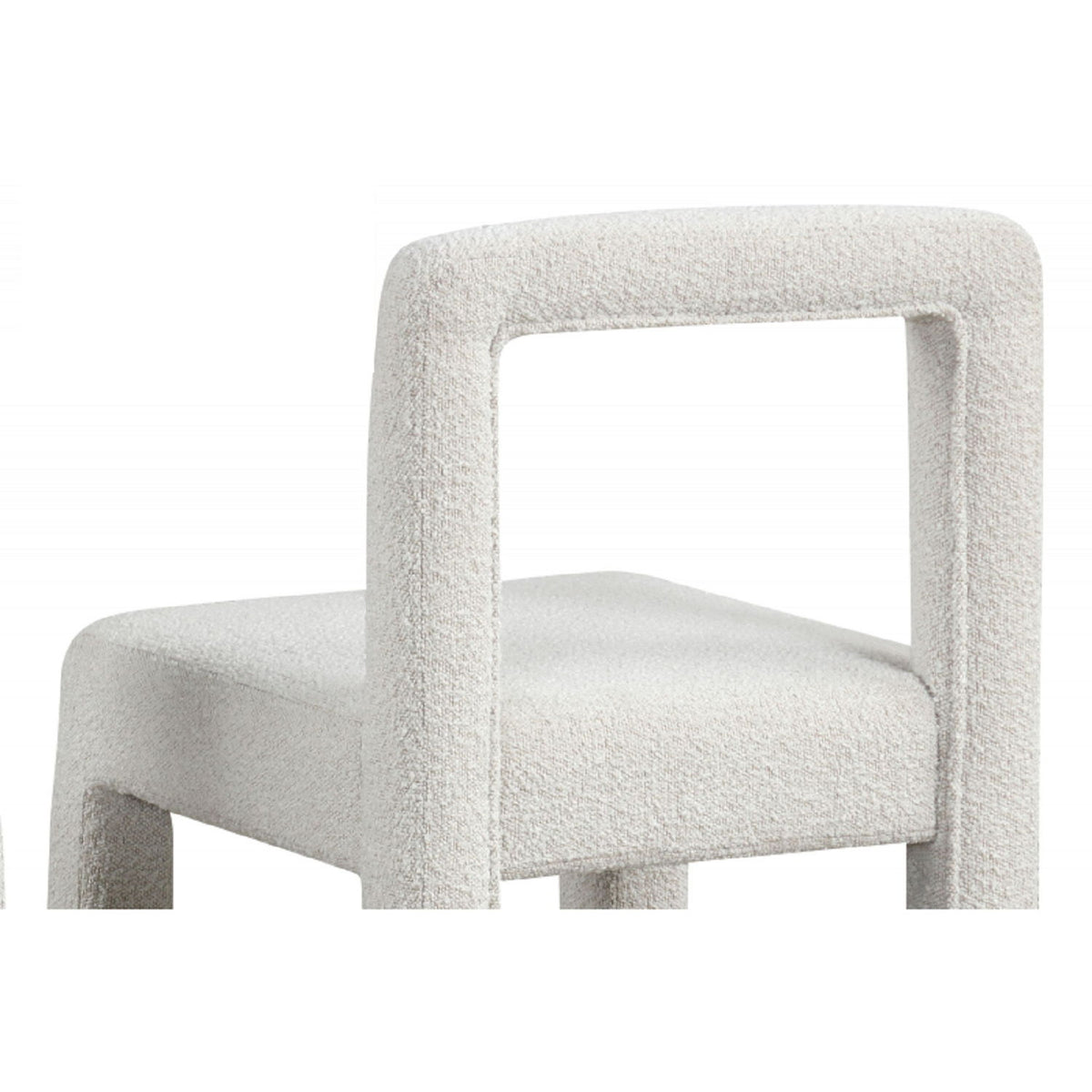 Dining Chairs With Square Open Back (Set of 2)