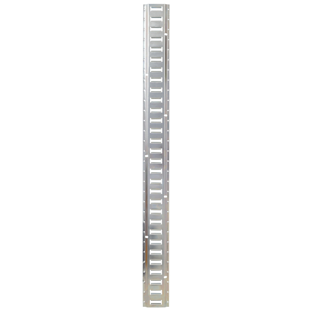 Universal E Track Tie-Down Rail Kit For Trucks, Vans, Garages - Silver
