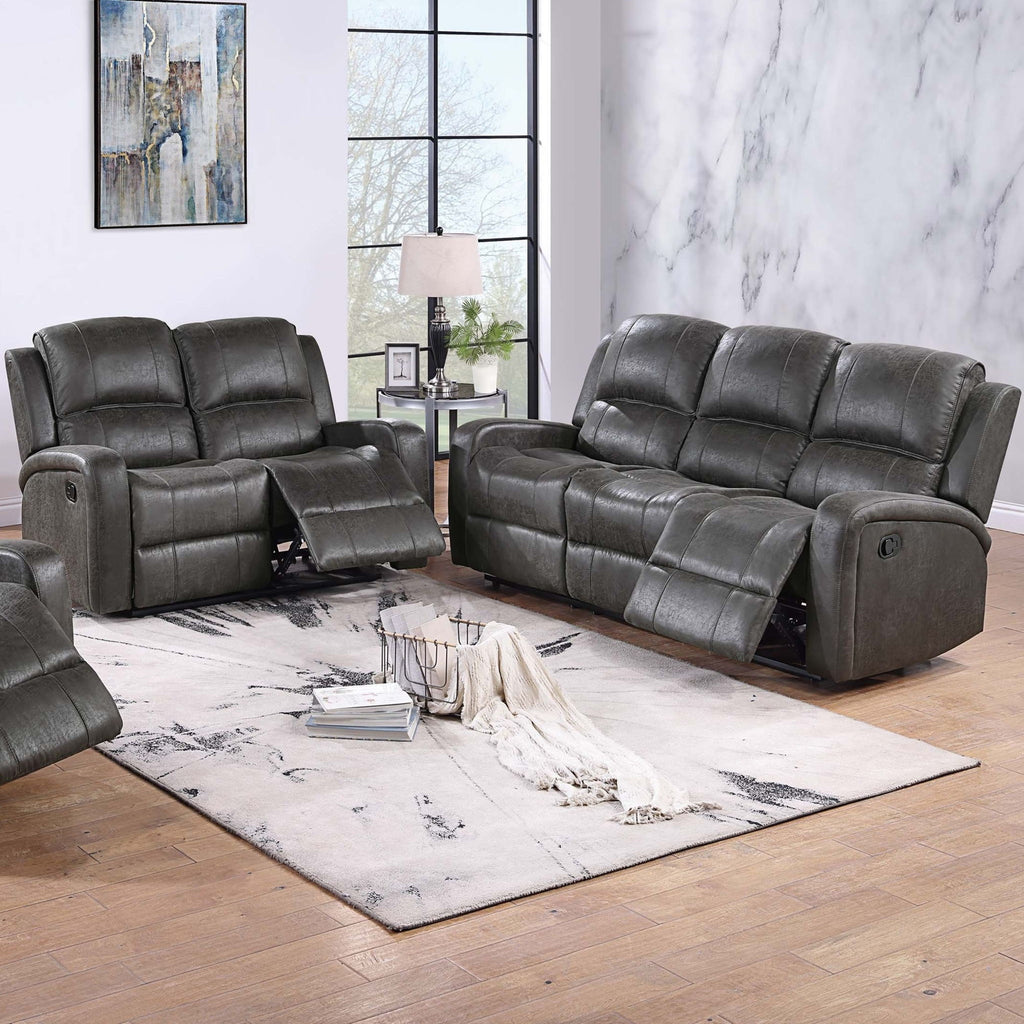 Modern Living Room Set With Square Armrest, Cushion Backrest