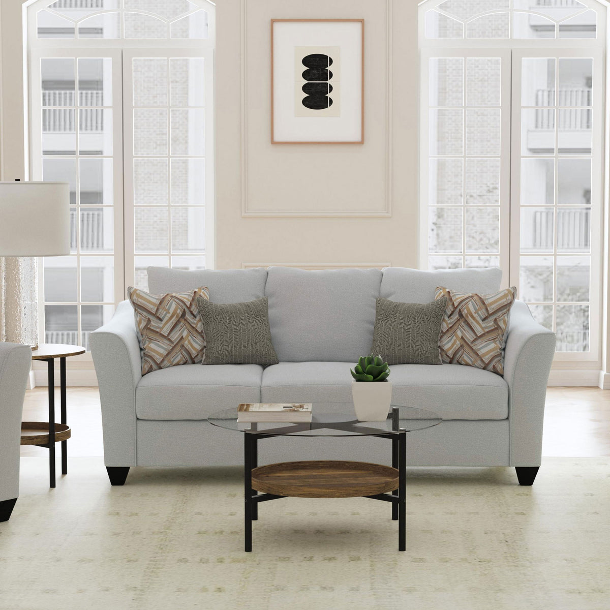 Alcazar - Arm Sofa - Sand