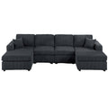 Modern Design Sectional Set With Right And Left Arm Chaise