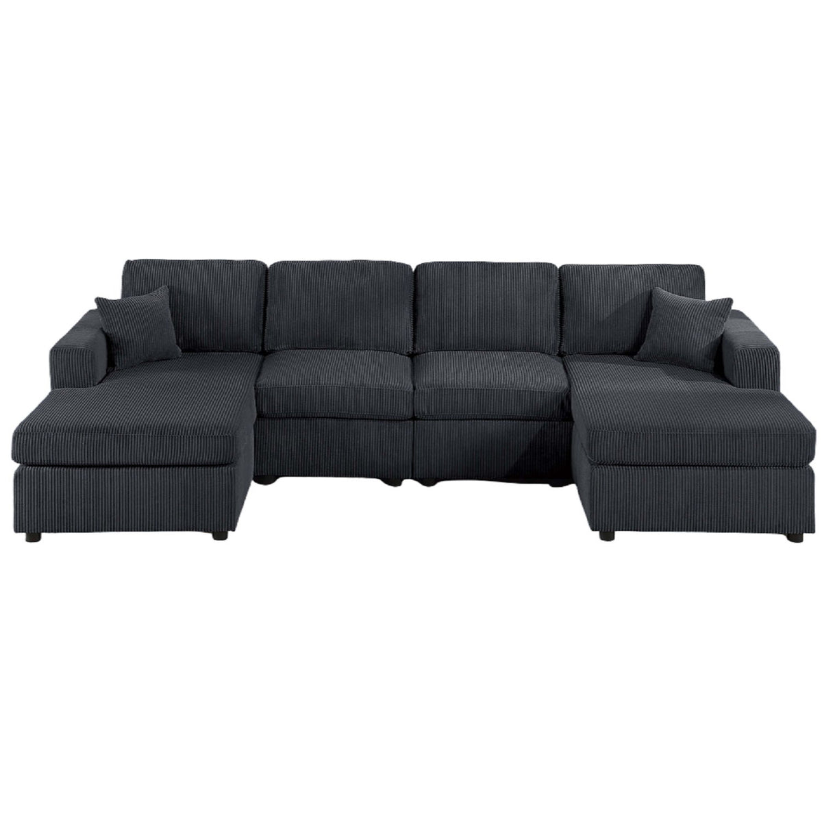 Modern Design Sectional Set With Right And Left Arm Chaise