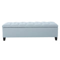 Glouster - Contemporary Storage Ottoman With Button Tufted Design