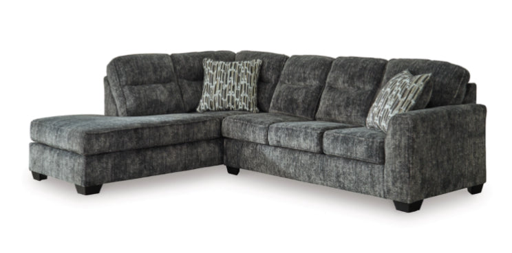 Lonoke two piece sectional with Chase
