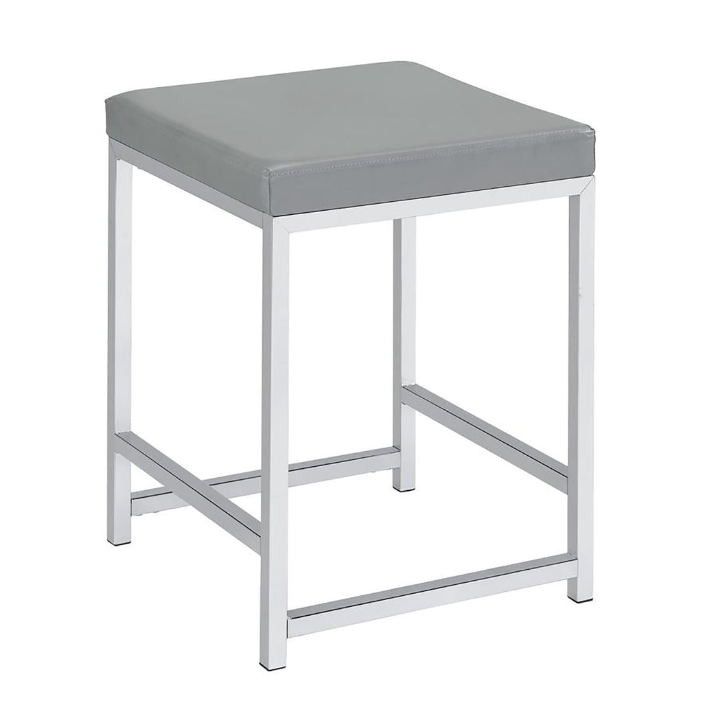 Upholstered Square Vanity Stool