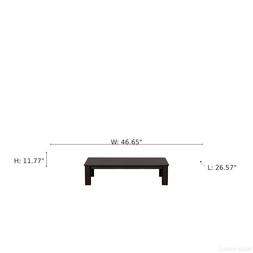 Verona - Coffee Table - Dark Espresso / Gray