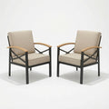 Outdoor Patio Armchair, All Weather (Set of 2)