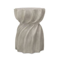 Modern Canis Side Table Outdoor Use - Gray