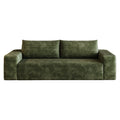 3 Setaser Sofa, Deep Seat Couches For Living Room - Green