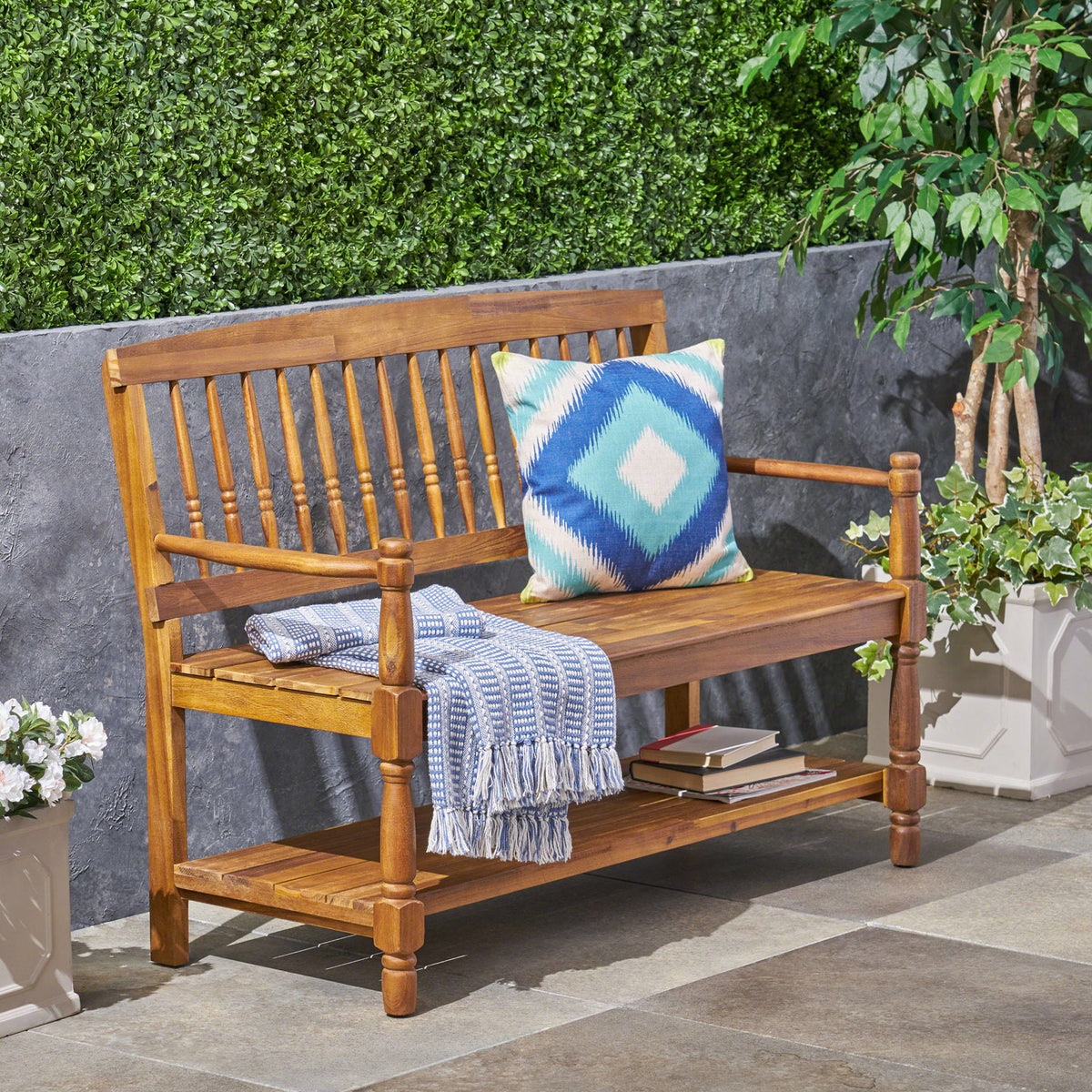 Imperial - Bench With Built In Shelf